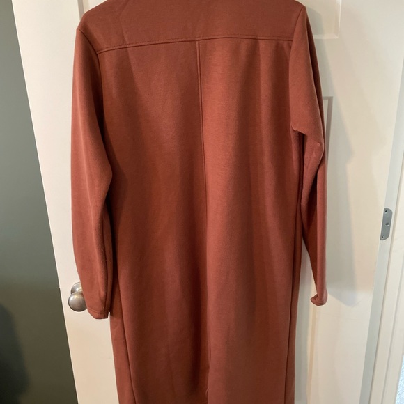 Forever 21 shacket - burnt orange size L - Picture 2 of 3